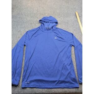 Russell Hoodie‎ Mens Large Blue Dri-Power 360 Ventilation 1/4 Zip Athletic